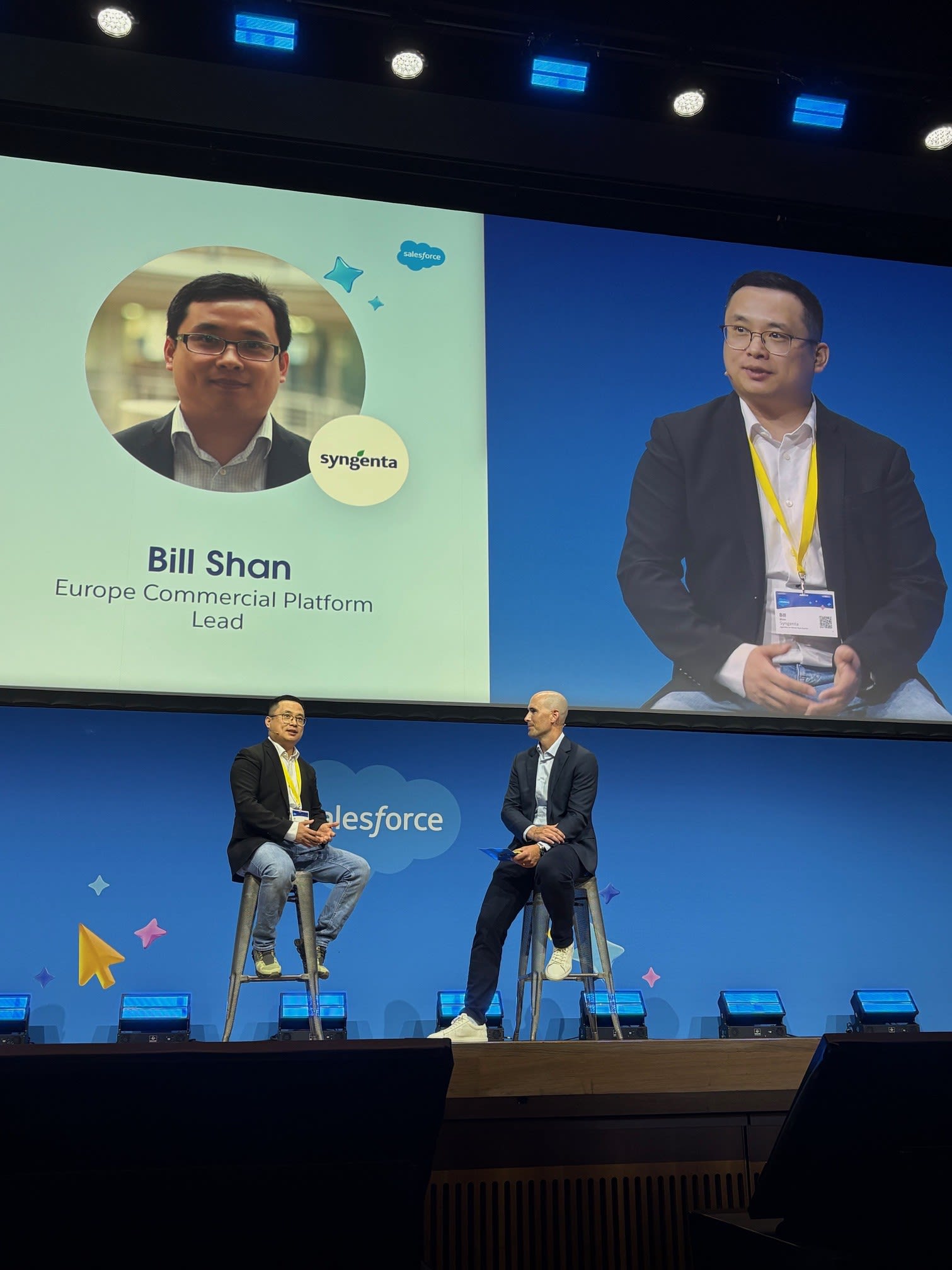 Bill Shan speaking at the Salesforce Agentforce World Tour in Zurich, June 2026