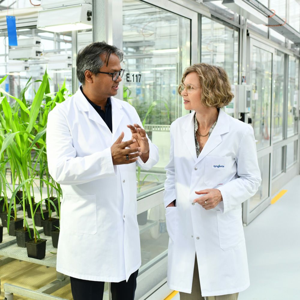 Feroz Sheikh, Group Chief Information and Digital Officer; Petra Laux, Chief Sustainability Officer