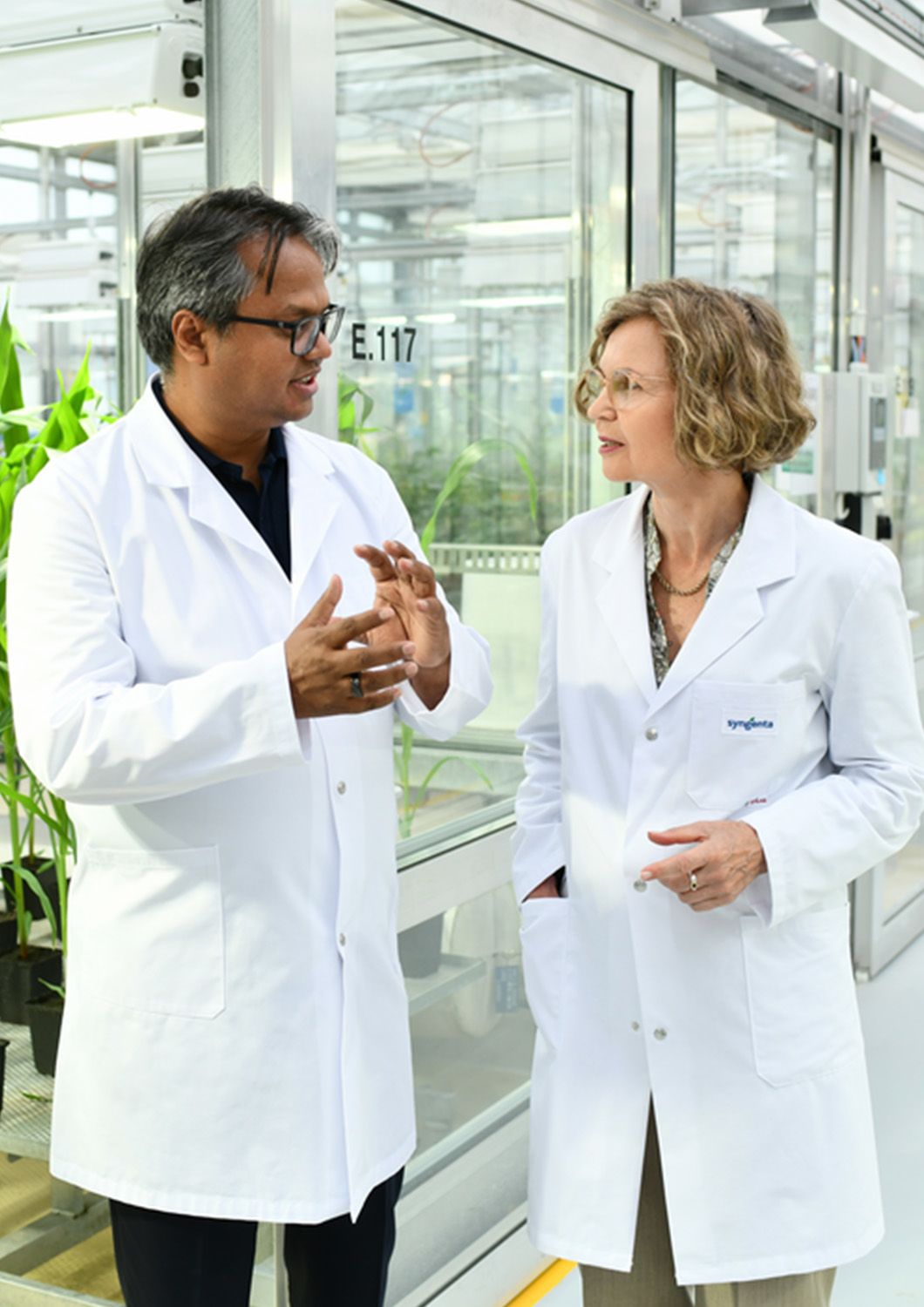 Feroz Sheikh, Group Chief Information and Digital Officer; Petra Laux, Chief Sustainability Officer