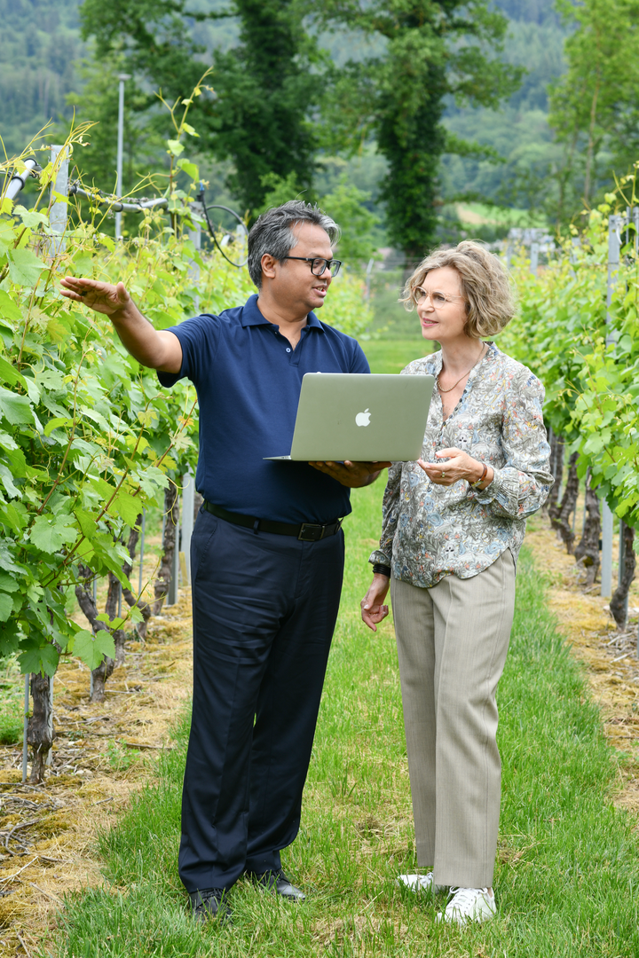 Feroz Sheikh, Group Chief Information and Digital Officer; Petra Laux, Chief Sustainability Officer