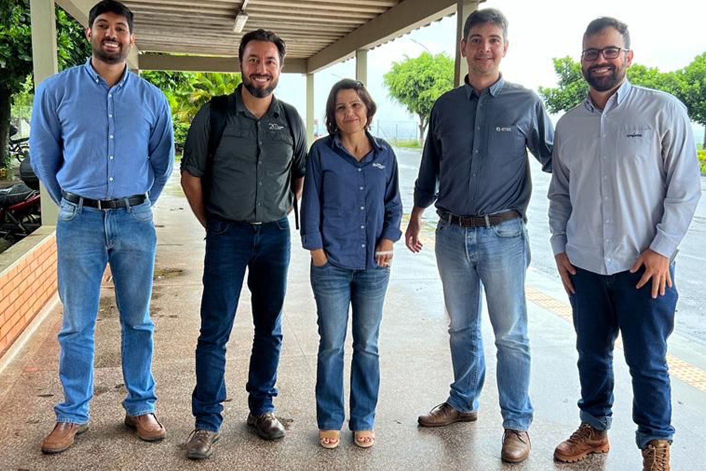 Visit to soy cultivation site at Embrapa Soybean.