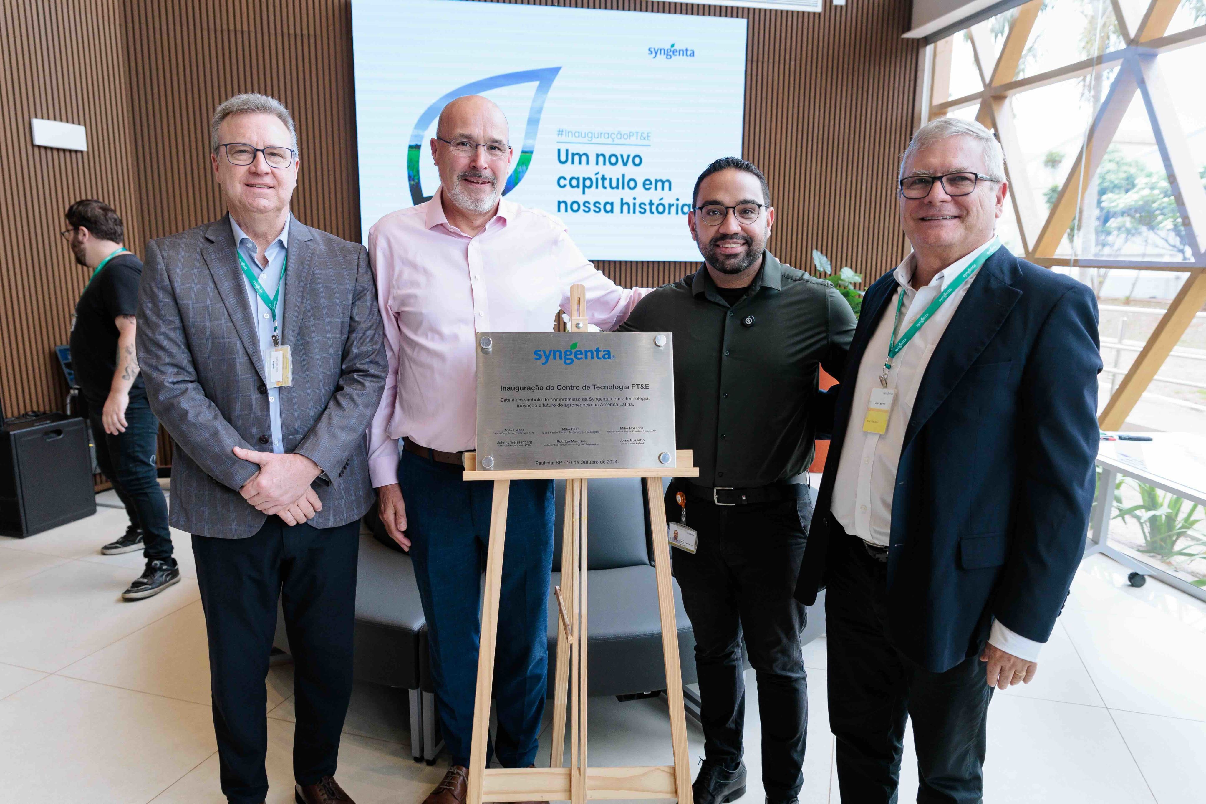 From left to right – Jorge Buzzetto (LatAm Head of P&S), Mike Bean (Global Head of PT&E), Rodrigo Marques (Brazil and LatAm Head of PT&E) and Johnny Weissenberg (Brazil Head of CPD).