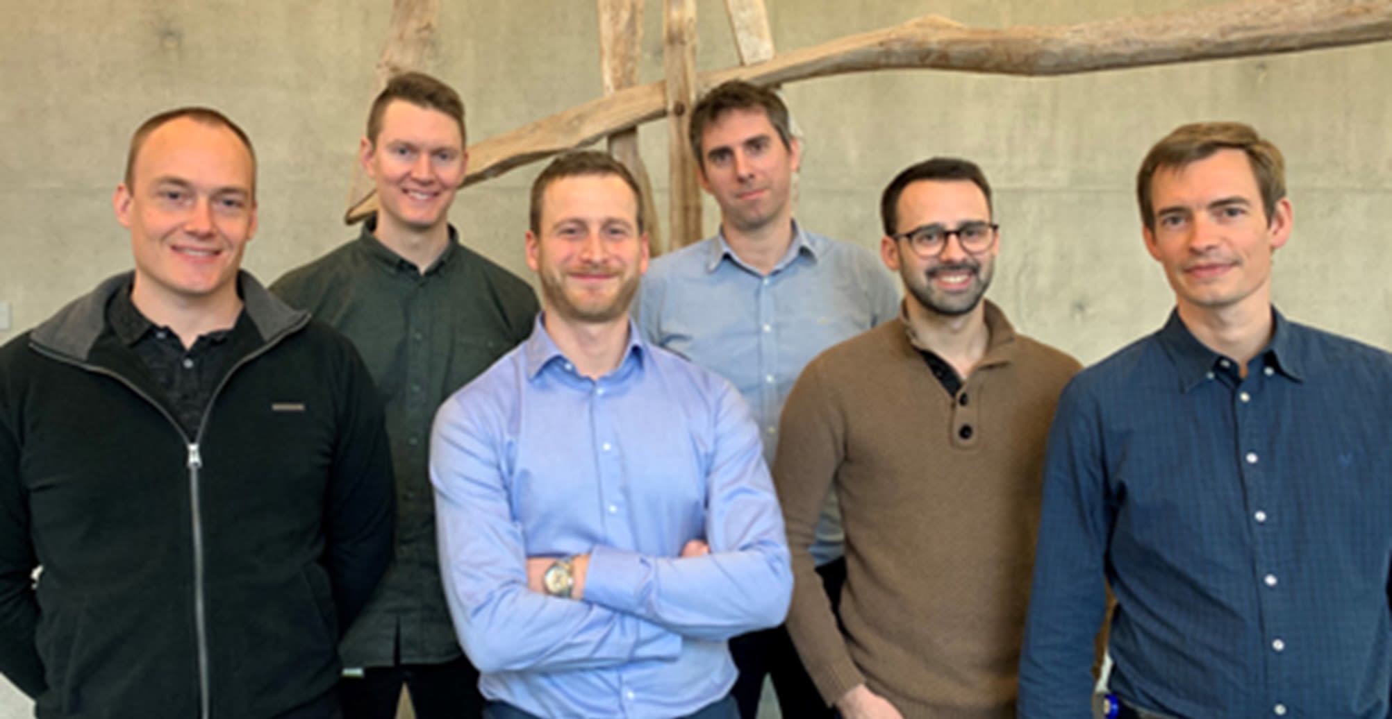 From left to right: Mattias Lehman, Chris Scarborough, Claudio Battilocchio, Alan Robinson, Dominque Marantelli, Michael Dieckmann.