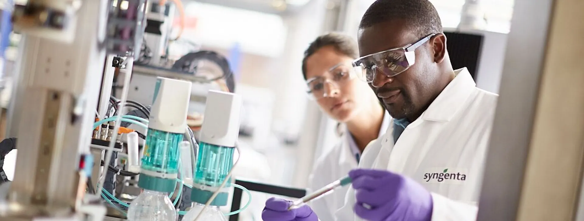 Scientist in laboratory