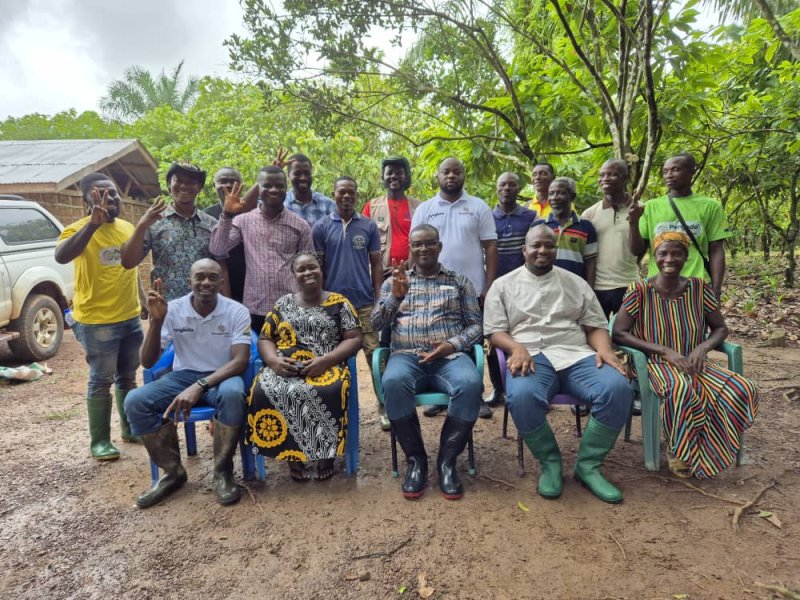 local cocoa farmer community