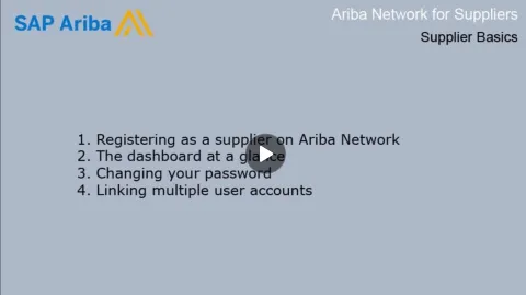 SAP SUPPLIER BASICS