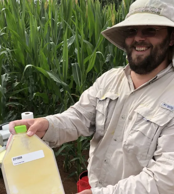Storing Maize pollen