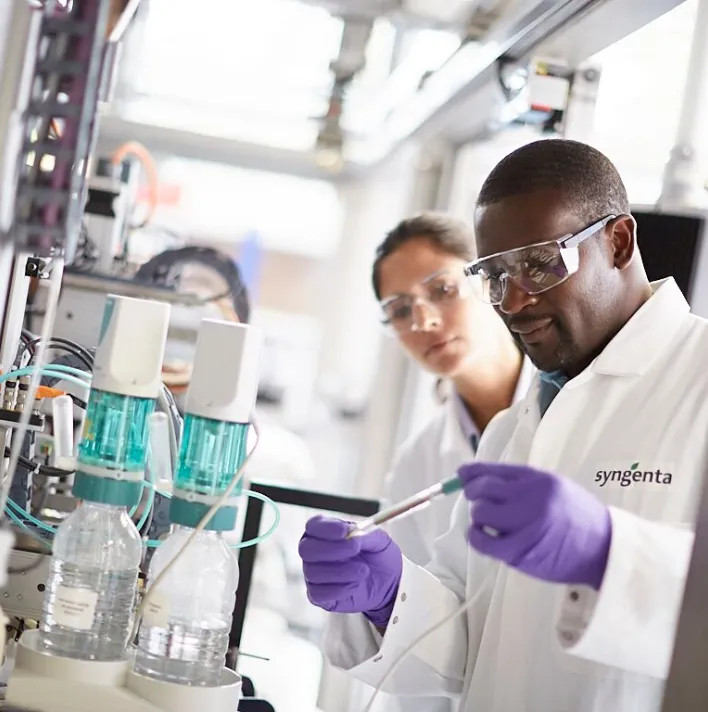 Scientist in laboratory